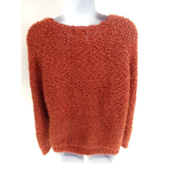 Poof Apparel women's maroon popcorn sweater size MED - Picture 4 of 7
